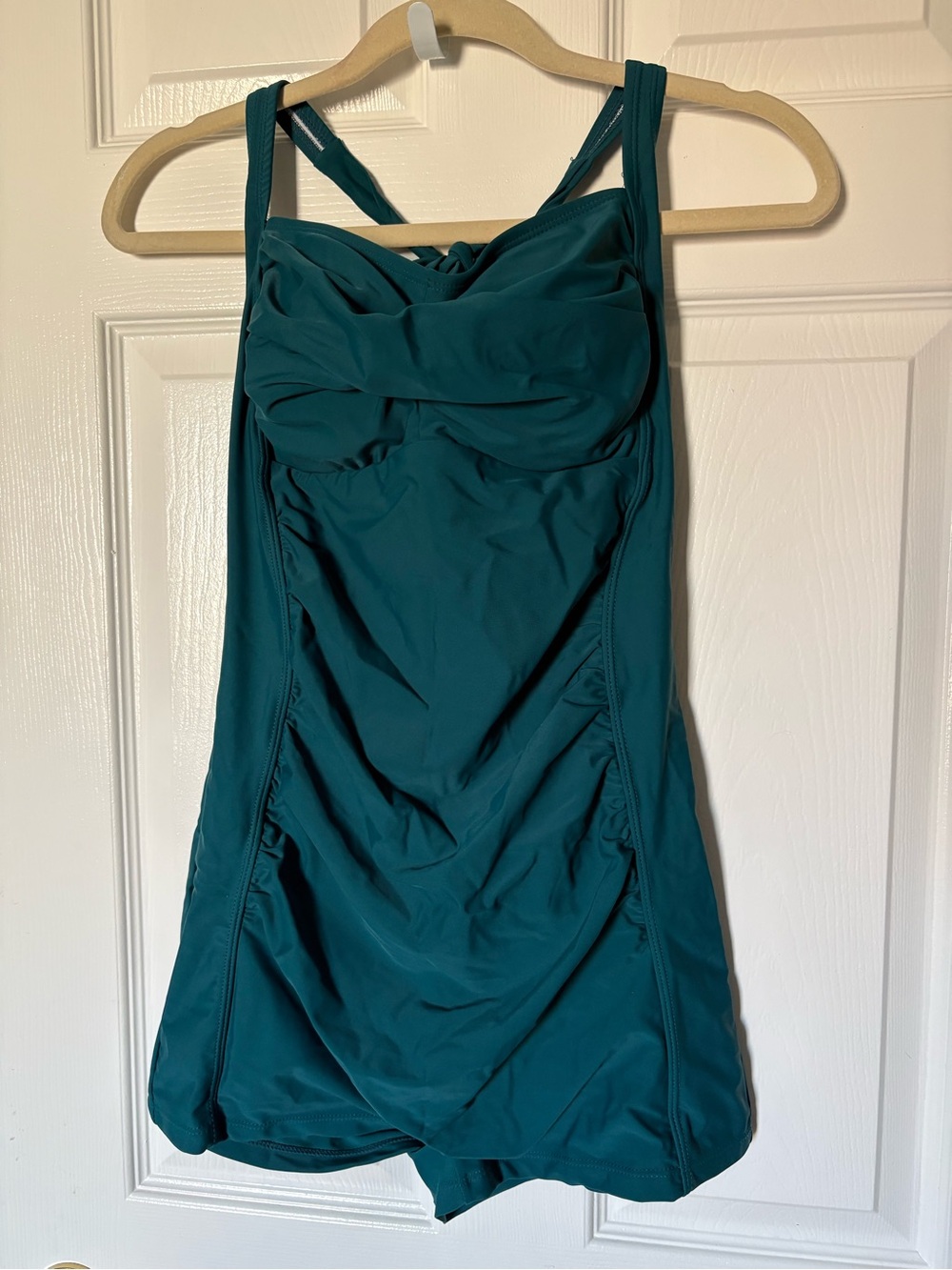 Vintage inspired Teal One-Piece swimwear
